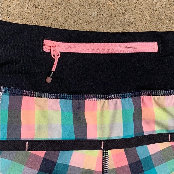 Lululemon Speed Shorts Wee Wheezy Check - Picture 6 of 8